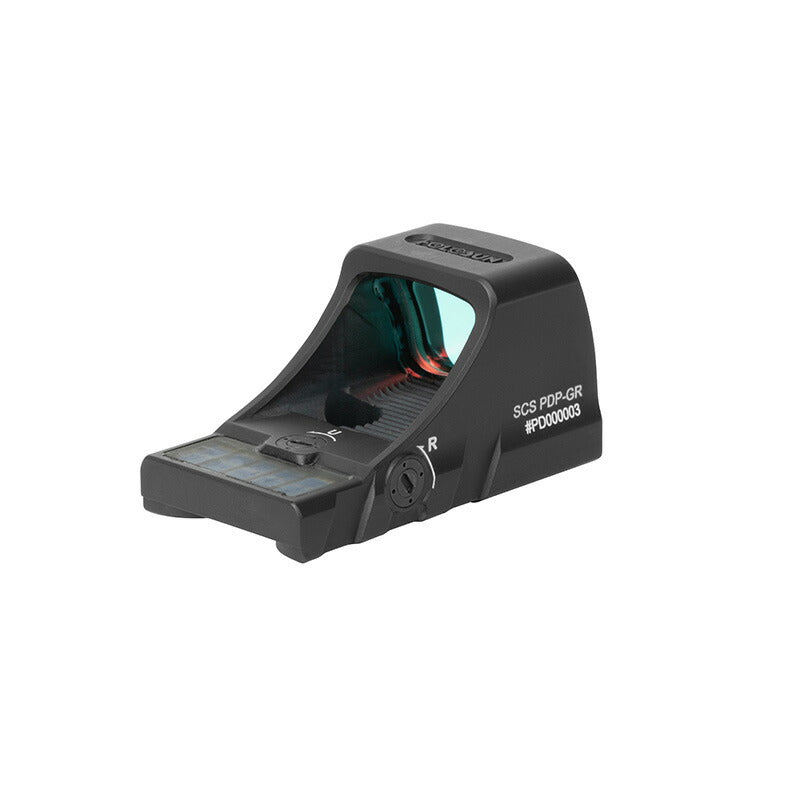 HOLOSUN / ホロサン ドットサイト SCS-PDP-GR Open Reflex Solar Charging グリーンドット ダットサイト BK