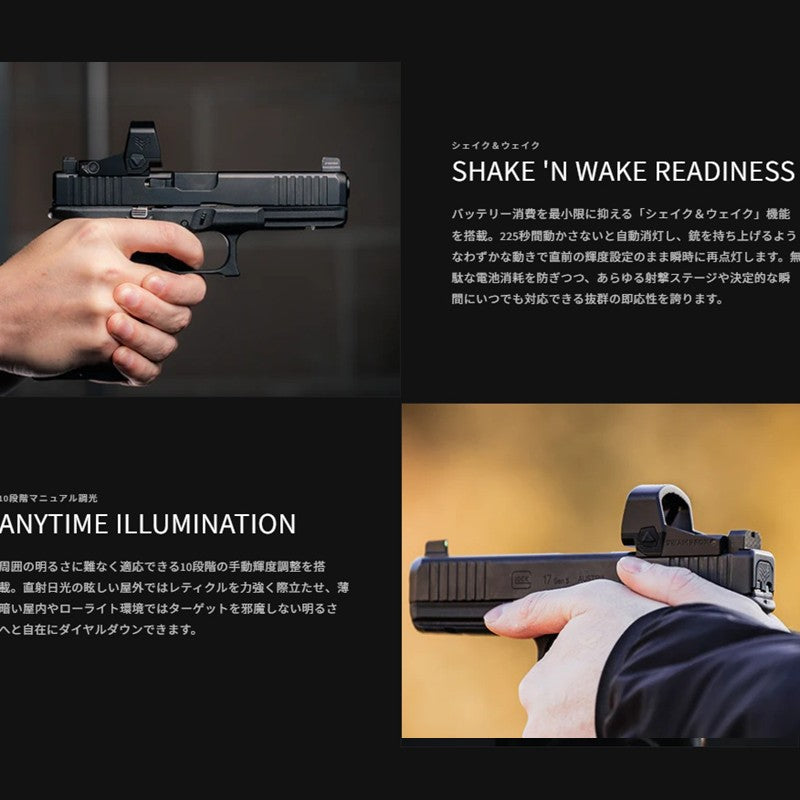 SWAMPFOX / スワンプフォックス Justice II RMR 1x30 6 MOA Green Dot ダットサイト [JTC2130-6G]