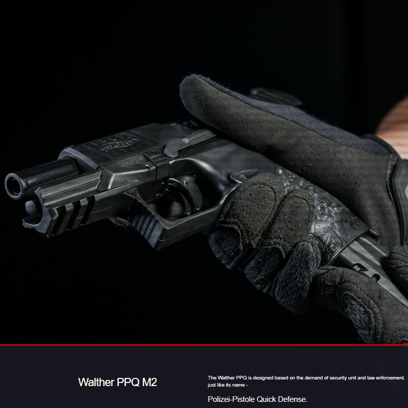 VFC ガスハンドガン WALTHER ワルサー PPQ M2 GBB ※マガジン2本付属 4inch Slide ガスブローバック  ダブルマグ BK [SA3-PPQM2_S-BK02]