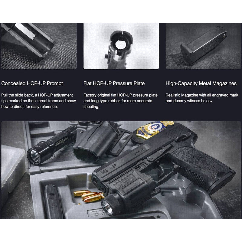 VFC Umarex H&K USP 9mm 正規ライセンス ガスブローバック 日本正規版 BK  ［SA3-USP-BK01］