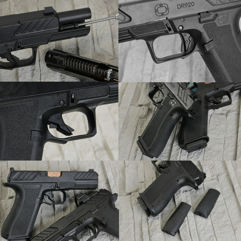 VFC / ベガフォースカンパニー EMG×SHADOW SYSTEMS 正規ライセンス 日本版 DR920FS GBB ガスブローバック ハンドガン (BLACK BARREL) [EA3J-DR920FS-BK01]