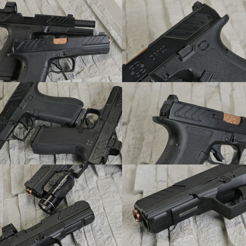 VFC / ベガフォースカンパニー EMG×SHADOW SYSTEMS 正規ライセンス 日本版 DR920FS GBB ガスブローバック ハンドガン  (BRONZE BARREL) [EA3J-DR920FS-BK01]