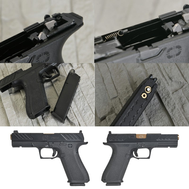 VFC / ベガフォースカンパニー EMG×SHADOW SYSTEMS 正規ライセンス 日本版 DR920FS GBB ガスブローバック ハンドガン  (BRONZE BARREL) [EA3J-DR920FS-BK01]
