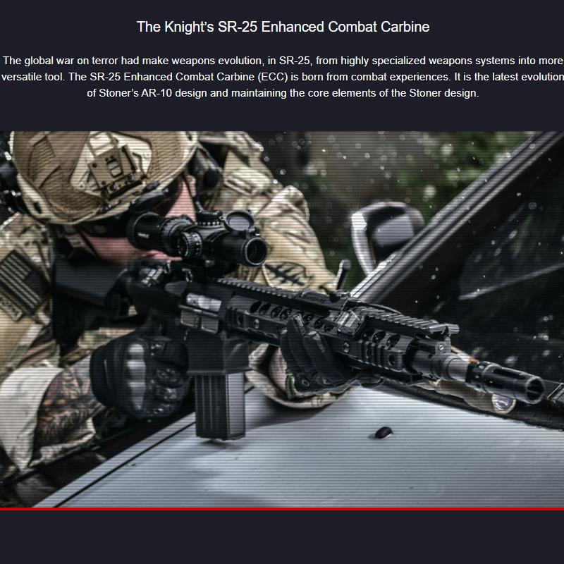 VFC KAC SR25 ECC M110 K1 GBBR Knights正式ライセンス 日本版 ガスブローバック BK [VF2J-LM110K1-BK01]