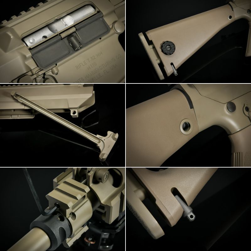 VFC KAC M110 SASS GBBR Knights正式ライセンス 正規JP版 固定ストック ガスブローバック FDE [VF2J-LM110-TN01]