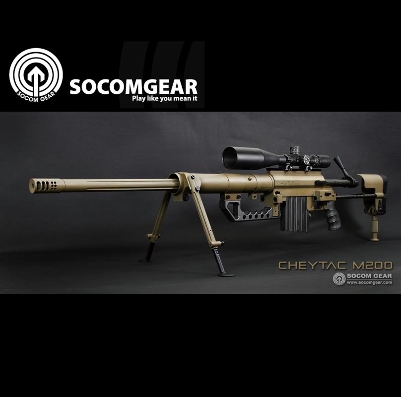 SOCOMGEAR CHEYTAC M200 フルリアル刻印 6mmBB弾 排莢式 スナイパーライフル ボルトアクション ガスガン 数量限定 大型配送商品 日本国内当社独占販売