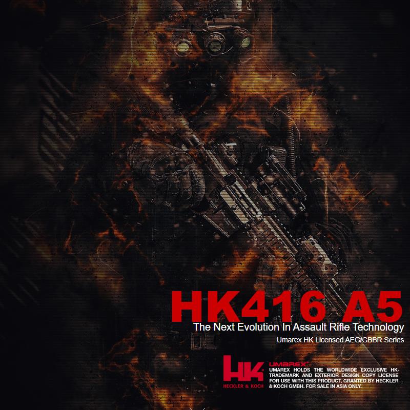 VFC Umarex HK416A5 GBBR V3 ガスブローバック BK [VF2J-LHK416A5-BK03]