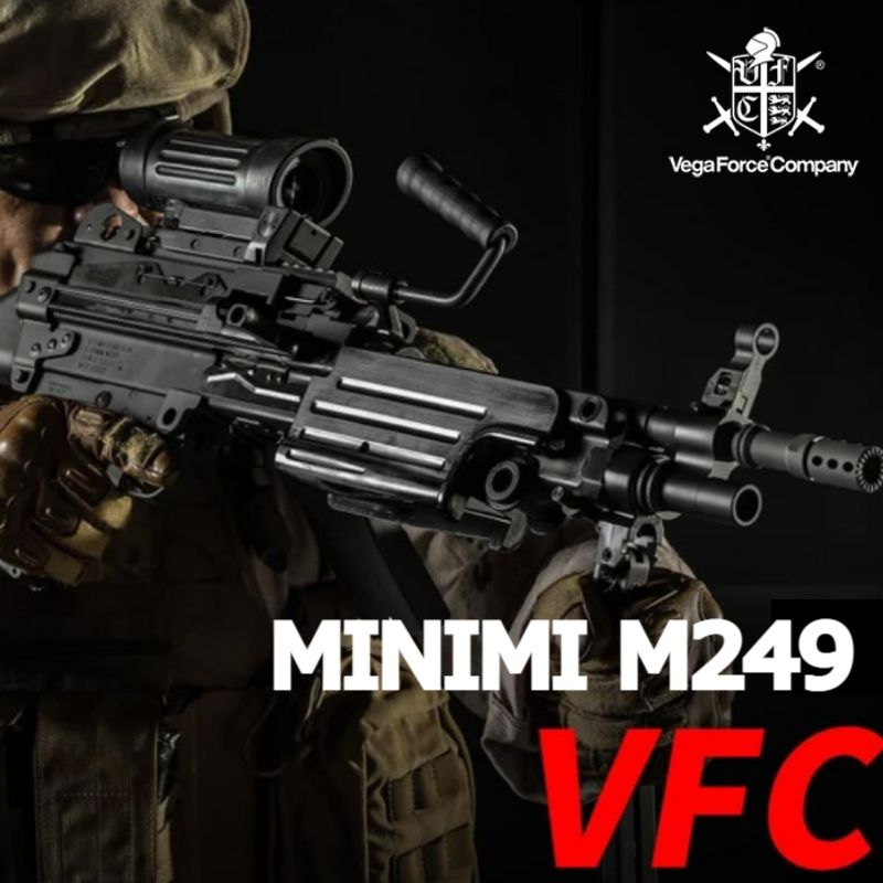 VFC ガスブロ FN M249 MINIMI Light Machine Gun ミニミ軽機関銃 GBB 正規日本版[VF2J-LM249-BK01]