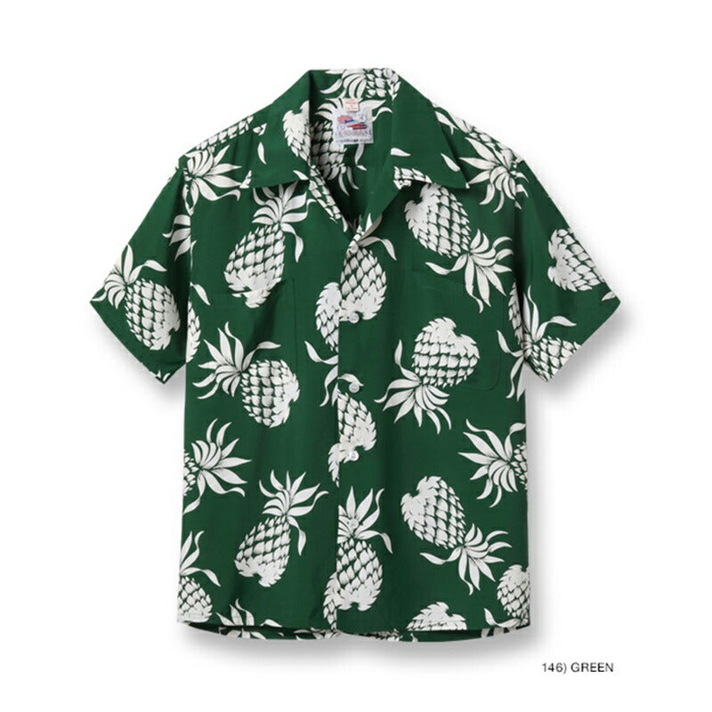 DUKE KAHANAMOKU 定番 半袖 ハワイアン アロハシャツ  SPECIAL EDITION “DUKE'S PINEAPPLE” (SHORT SLEEVE) DK36201