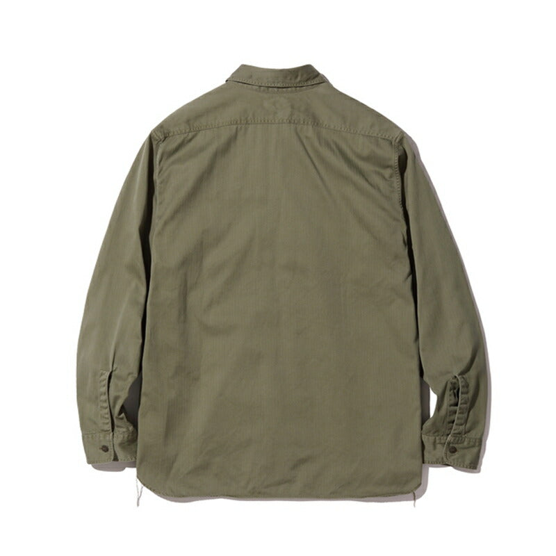 BUZZ RICKSON'S / バズリクソンズ HERRINGBONE WORK SHIRTS 長袖 ヘリンボーン ワークシャツ Black S  [BR29174]