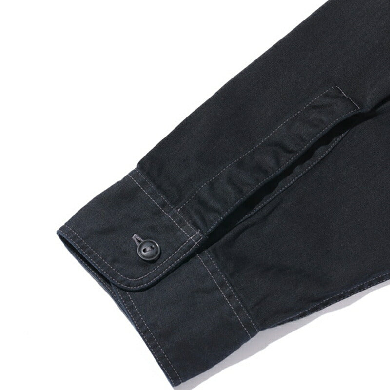 BUZZ RICKSON'S / バズリクソンズ HERRINGBONE WORK SHIRTS 長袖 ヘリンボーン ワークシャツ Black S  [BR29174]