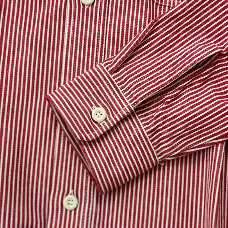 SUGAR CANE / シュガーケーン HICKORY STRIPE ワークシャツ SC29376 119 BKストライプ S