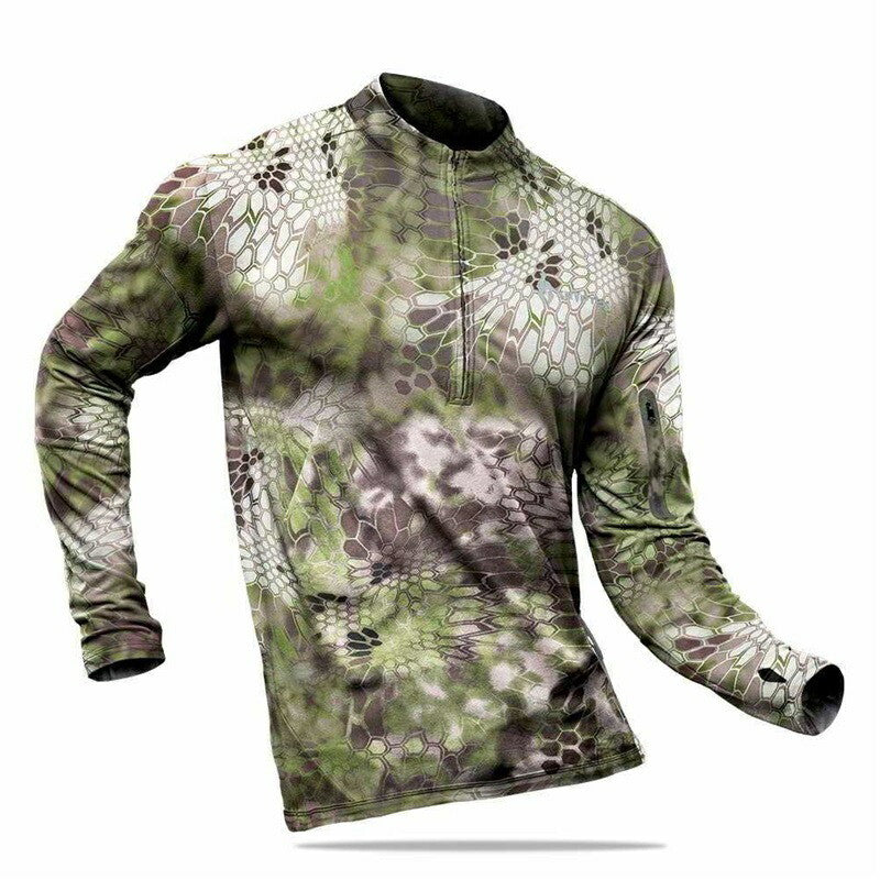 Kryptek クリプテック 正規品 TORA 1/4 ZIP 長袖 Tシャツ アルティチュード Altitude Camo