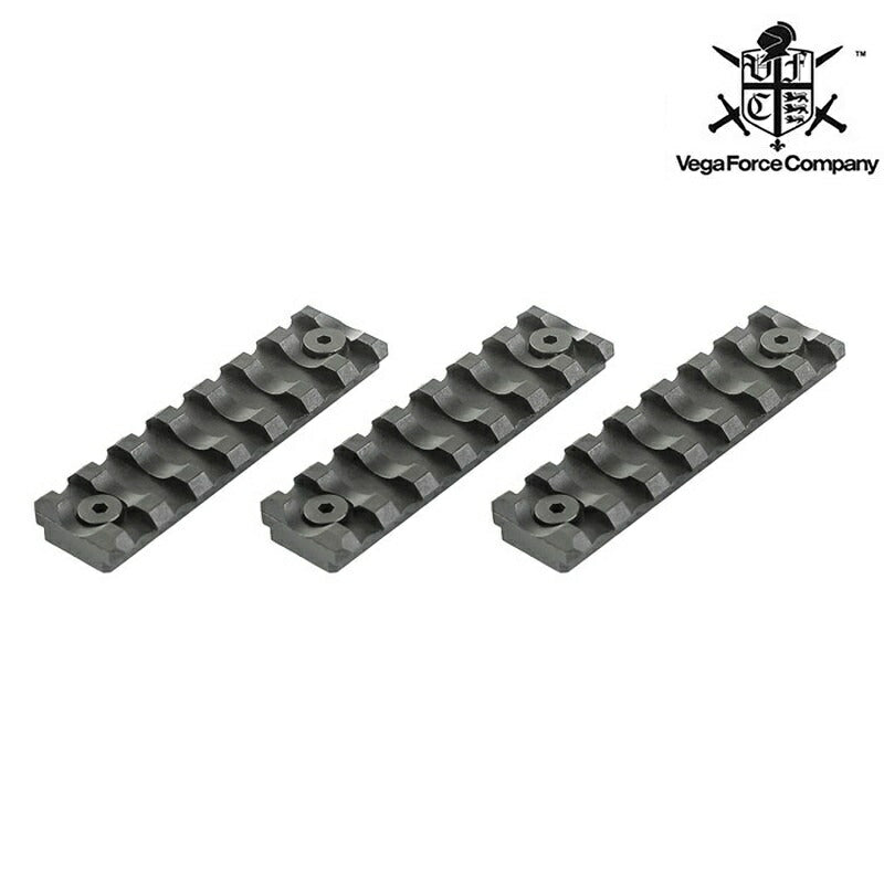 VFC QRS Key-Mod 7スロット レイル ベース 3個セット BK［VF9-MWS-KM-BK03］