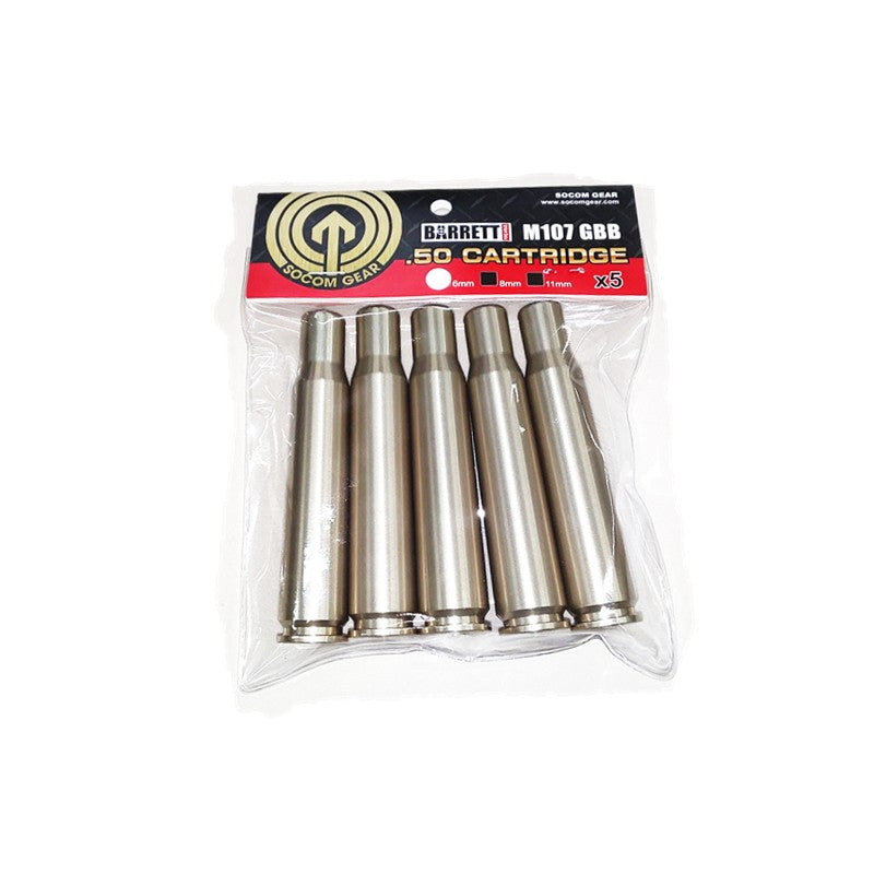 SOCOM GEAR Barrett バレット M107用 排莢カートリッジ（ 5本セット） [正規日本仕様]