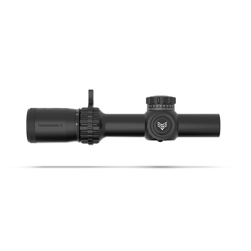 SWAMPFOX / スワンプフォックス Tomahawk II 1-6x24 SFP LPVO Red Fiber Optic MIL ライフルスコープ [THK16241-RFL]
