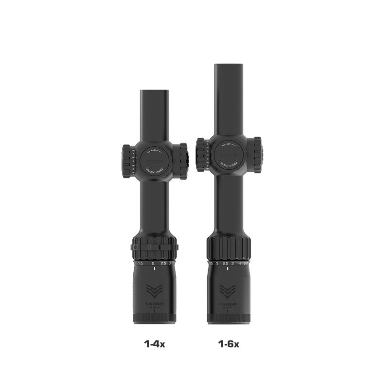 SWAMPFOX / スワンプフォックス Tomahawk II 1-6x24 SFP LPVO Red Fiber Optic MIL ライフルスコープ [THK16241-RFL]