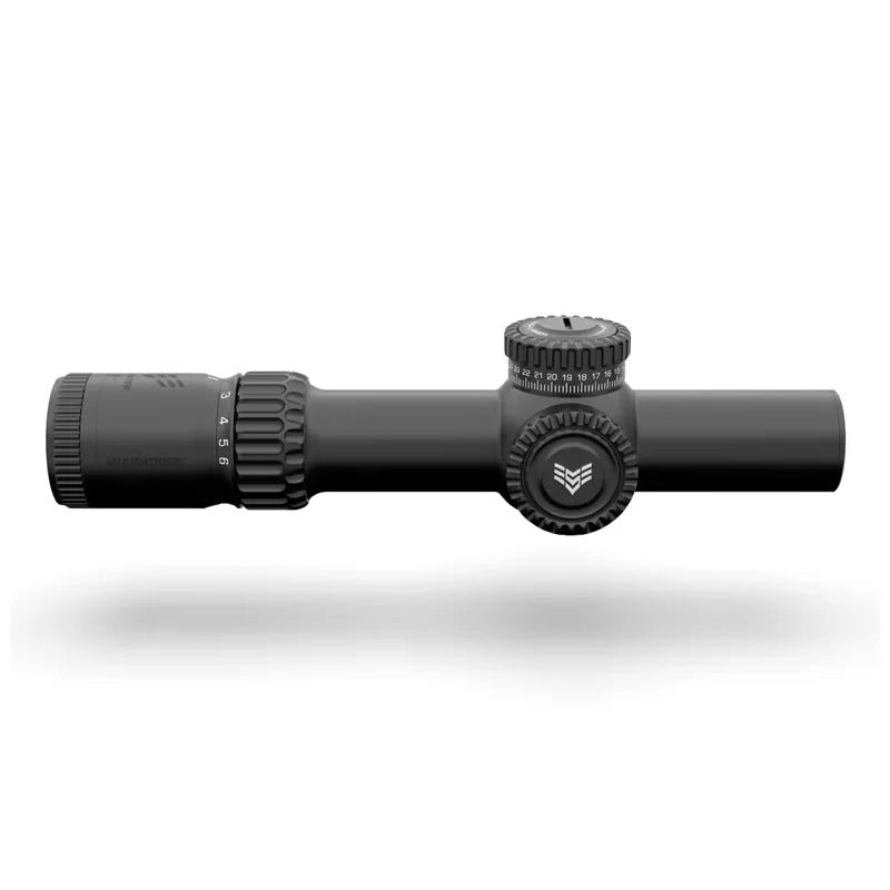 SWAMPFOX / スワンプフォックス Warhorse 1-6x24 FFP LPVO Red MIL 34mm ライフルスコープ [WAR16241-RL]
