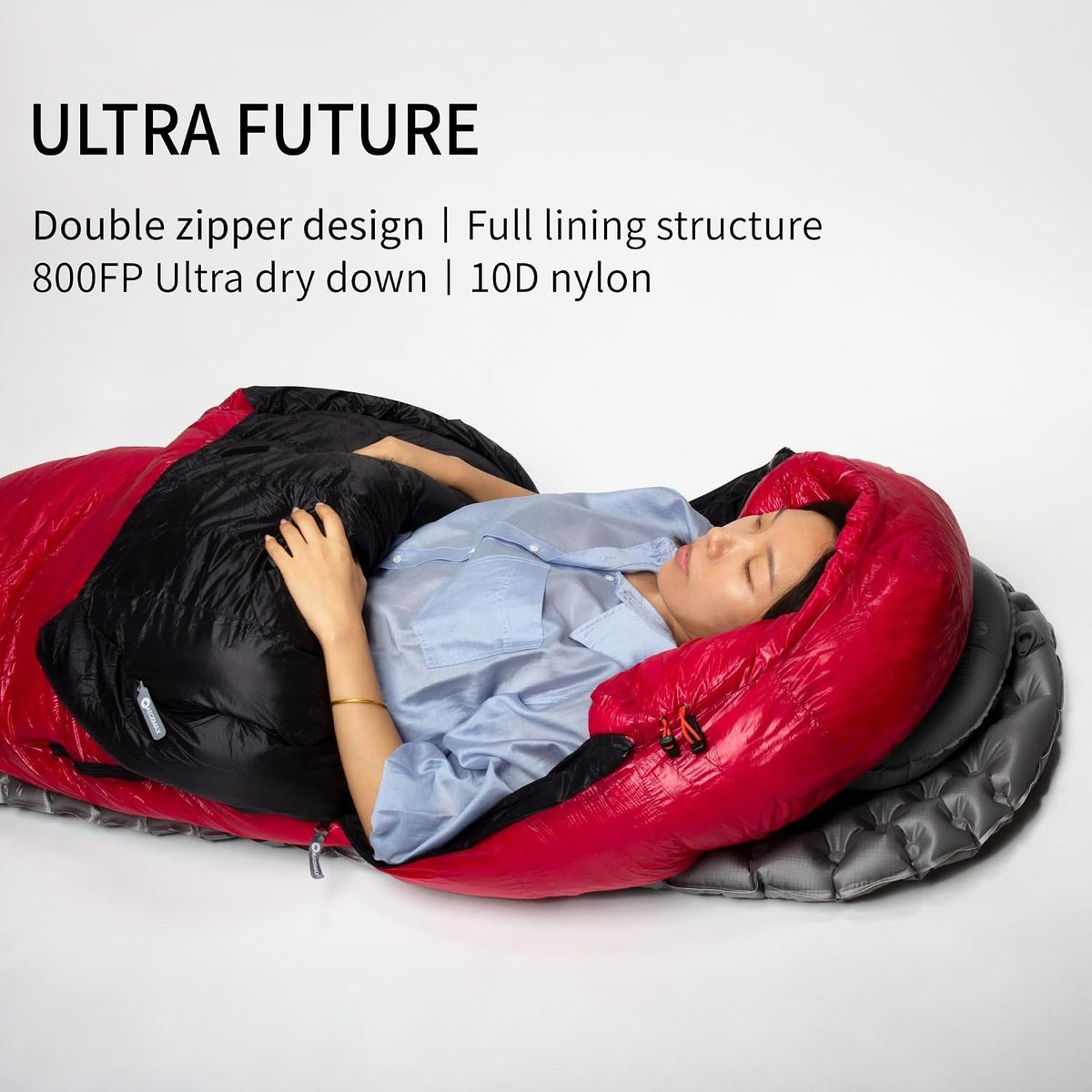 AEGISMAX / イージスマックス Ultra Future I 10D 800FP ウルトラドライダウン寝袋 18度厚 冬用 超軽量寝袋 キャンプ用 [UltraFuture I]