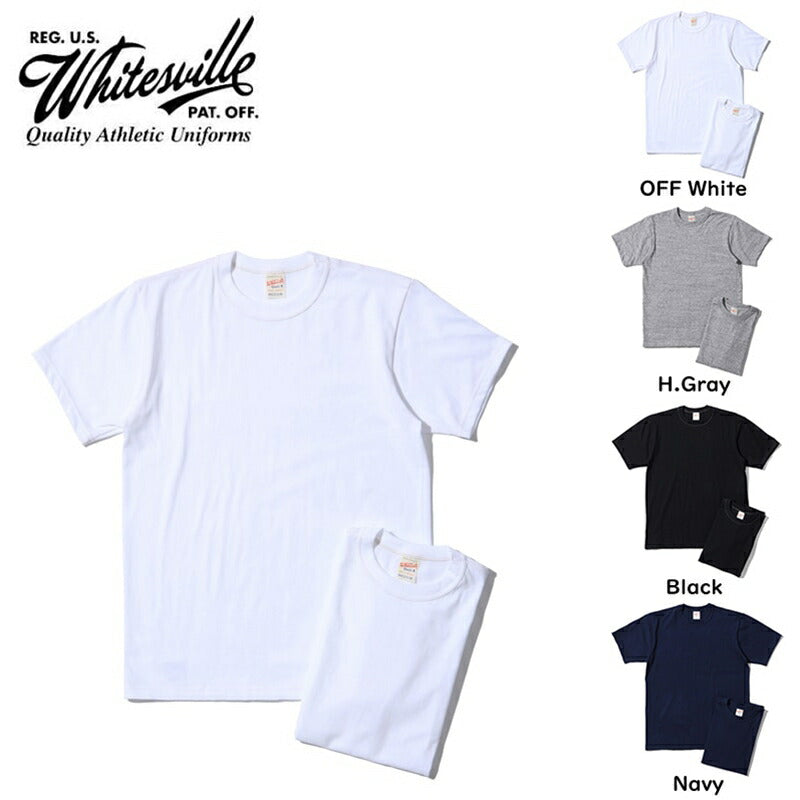 WHITESVILLE / ホワイツビル WHITESVILLE 2-PACK Tシャツ OFF WHITE  S  [WV73544]