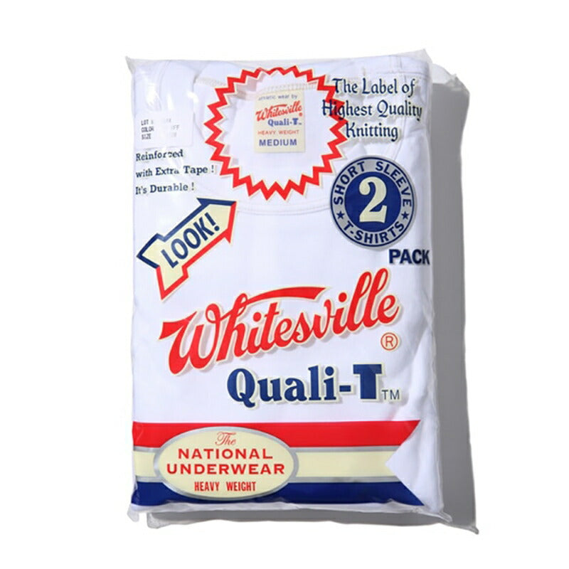 WHITESVILLE / ホワイツビル WHITESVILLE 2-PACK Tシャツ OFF WHITE  S  [WV73544]