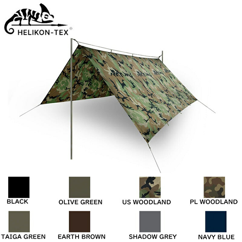 HELIKON-TEX / ヘリコンテックス SUPERTARP ブッシュクラフト ミリタリー タープ [PO-STP-PO-01]