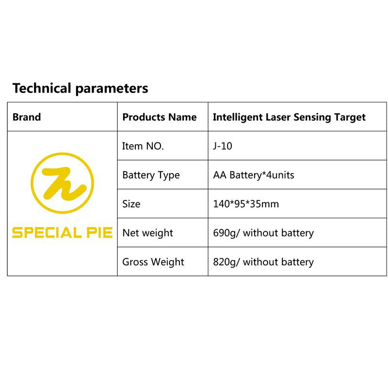 Special Pie プロ競技 スピードシューティング レーザー センシング ターゲット J10C