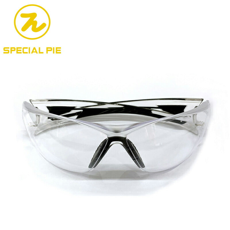 Special Pie プロ競技 スピードシューティング アンチスクラッチ 高耐衝撃 プロ シューティング グラス ケース付 SGP62-Clear Frame