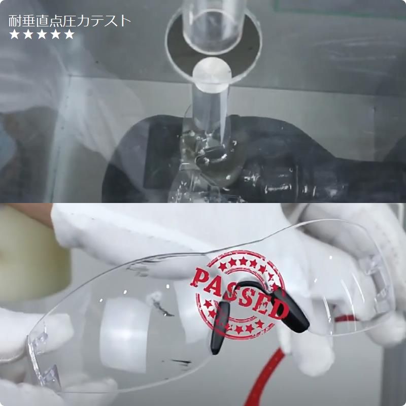 Special Pie プロ競技 スピードシューティング アンチスクラッチ 高耐衝撃 プロ シューティング グラス ケース付 SGP62-Clear Frame