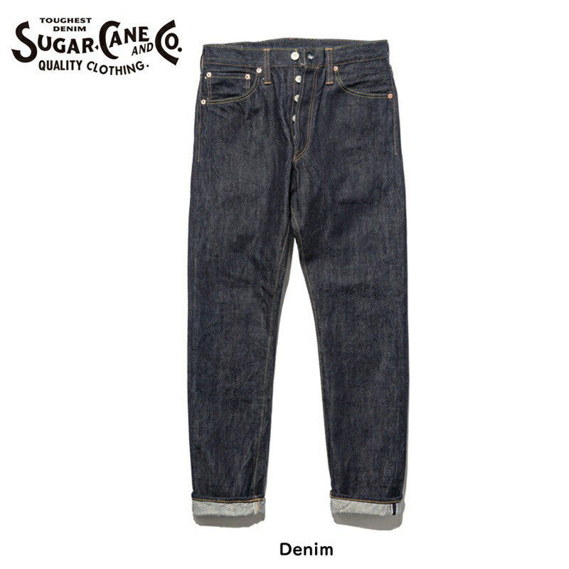 SUGAR CANE シュガーケーン 14.25oz. DENIM 2021 MODEL SLIM TAPERED スリム 定番 デニムパンツ SC42021A