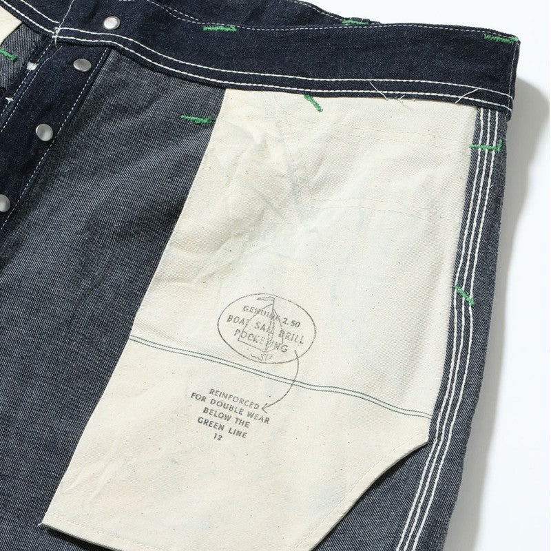 SUGAR CANE / シュガーケーン 11oz. ブルー デニム ワークパンツ [SC42495]