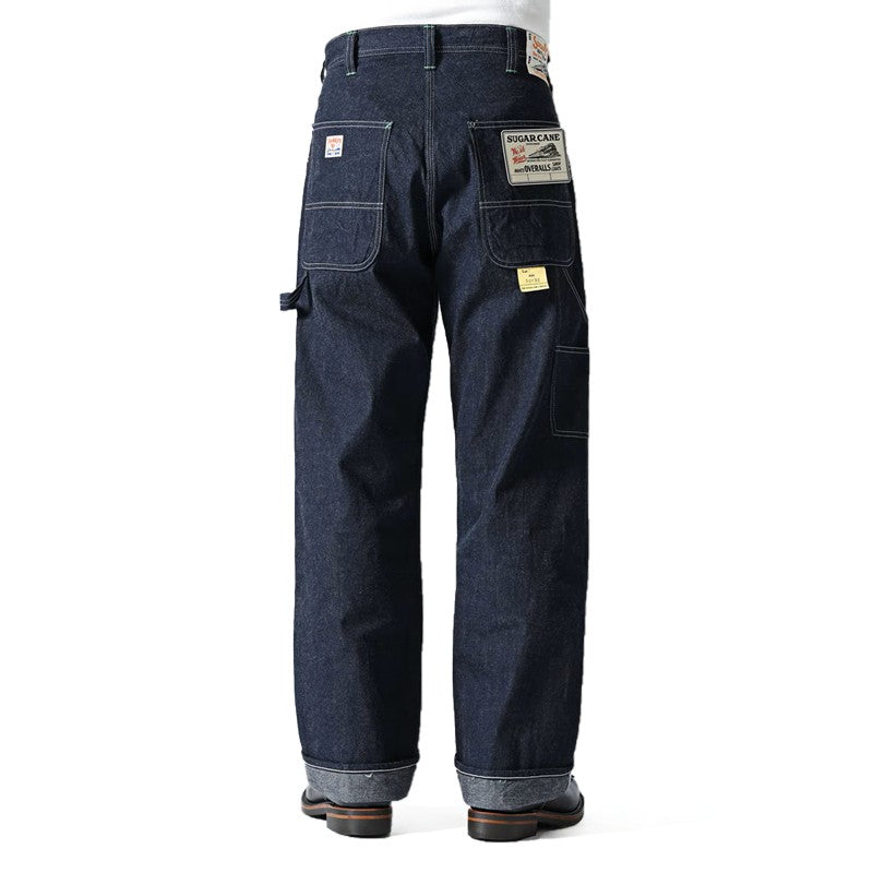 SUGAR CANE / シュガーケーン 11oz. ブルー デニム ワークパンツ [SC42495]