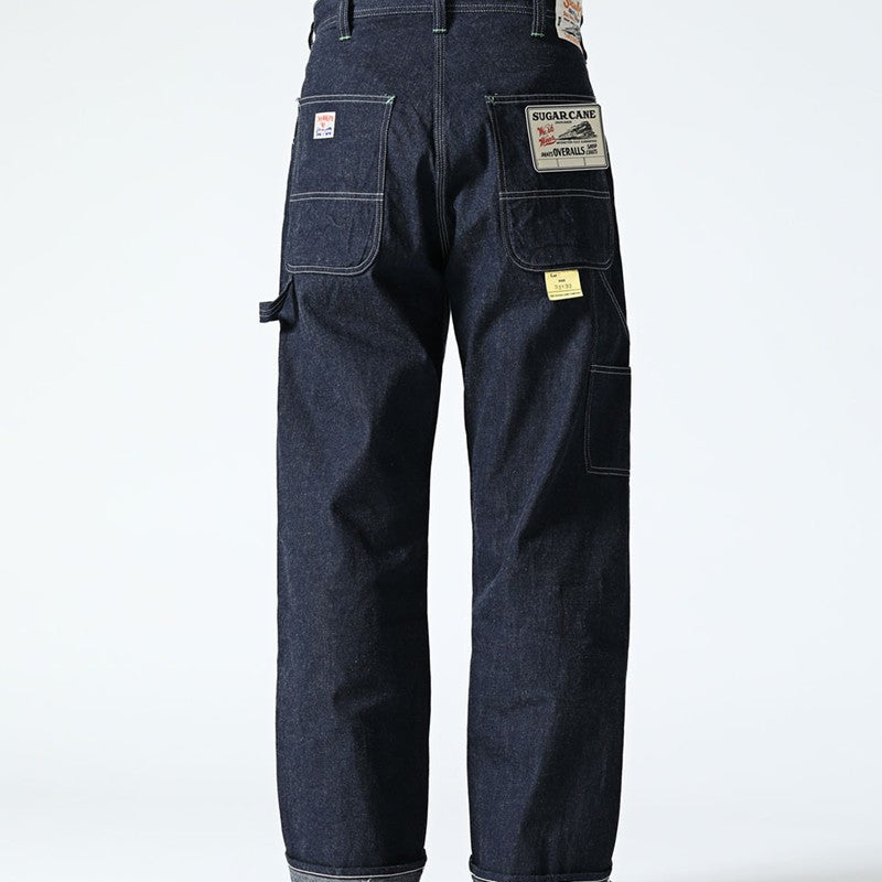 SUGAR CANE / シュガーケーン 11oz. ブルー デニム ワークパンツ [SC42495]