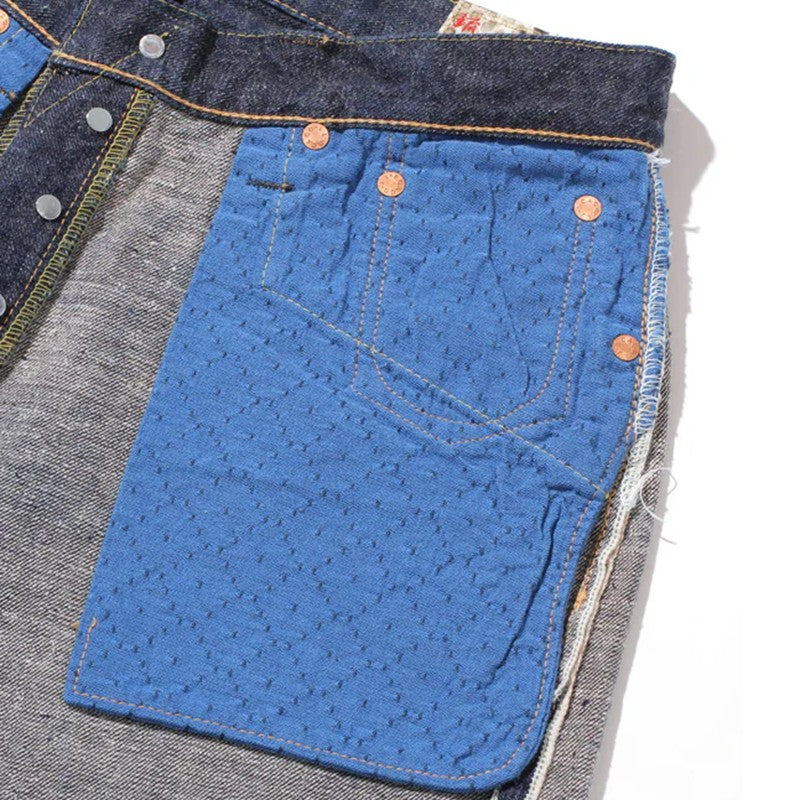 SUGAR CANE / シュガーケーン FIBER DENIM 14oz. 琉球藍混左綾DENIM [SC40301]