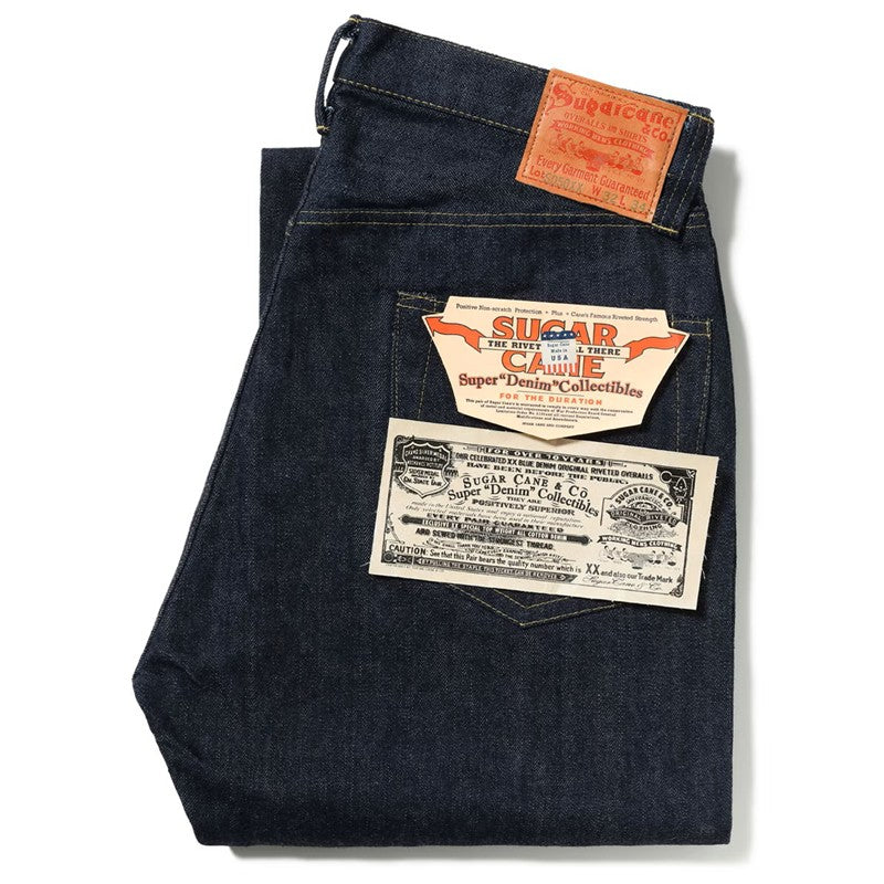 SUGAR CANE / シュガーケーン Super “Denim” Collectibles #50 13.5oz. デニム ウエストオーバーオール 1940's スペシャル Made in USA [SC49050]